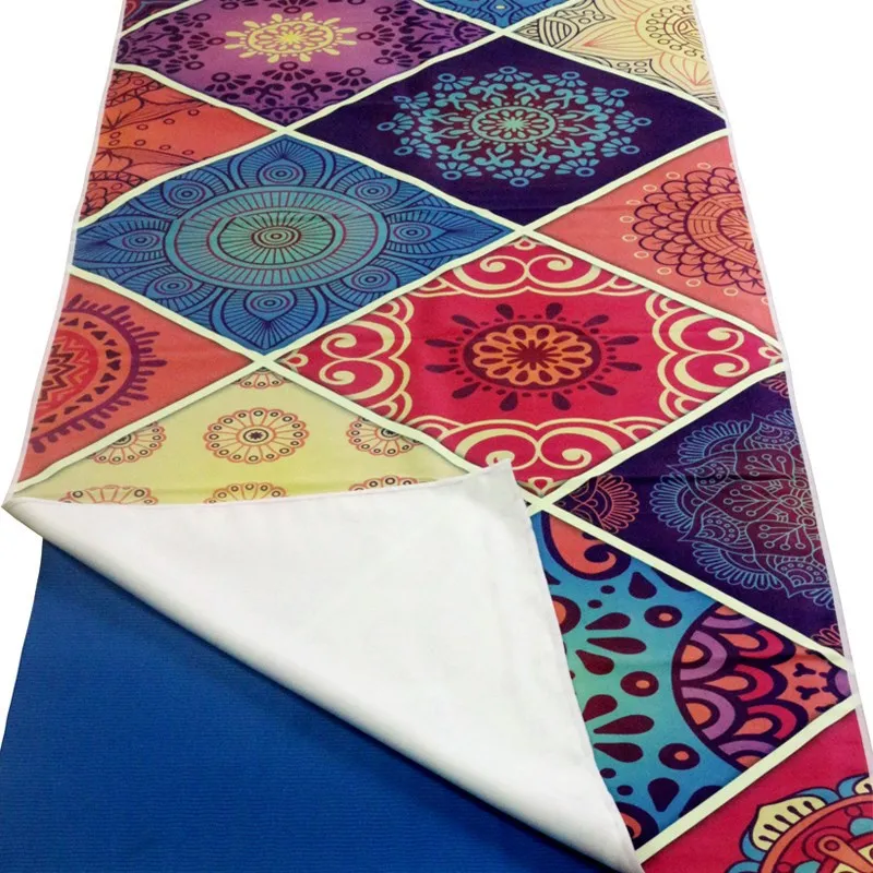 

Thick Yoga Mat Towel Anti-slip Sweat Absorbing Suede Yoga Pad Towel Fitness Yoga Blanket
