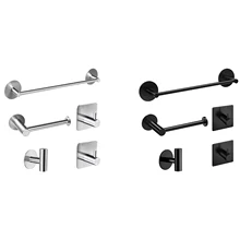 

Bathroom Hardware Set, Towel Bar Set,Bathroom Hardware Accessories Set Include 16inch Bathroom Towel Rack