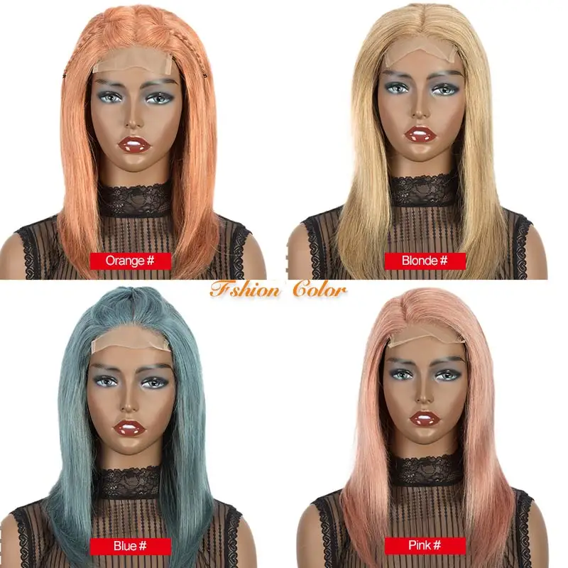 Шелковистые прямые короткие волосы Rebecca фронтальные человеческие на сетке