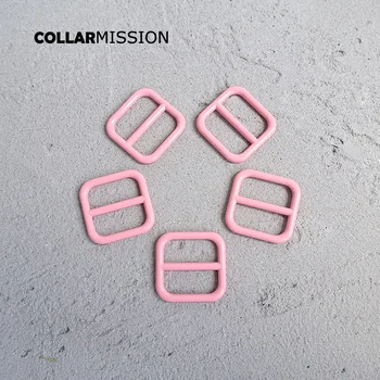 

50pcs/lot pink adjustable buckle to adjust 20mm webbing sewing zinc alloy metal crafts stoving varnish CRZK20P