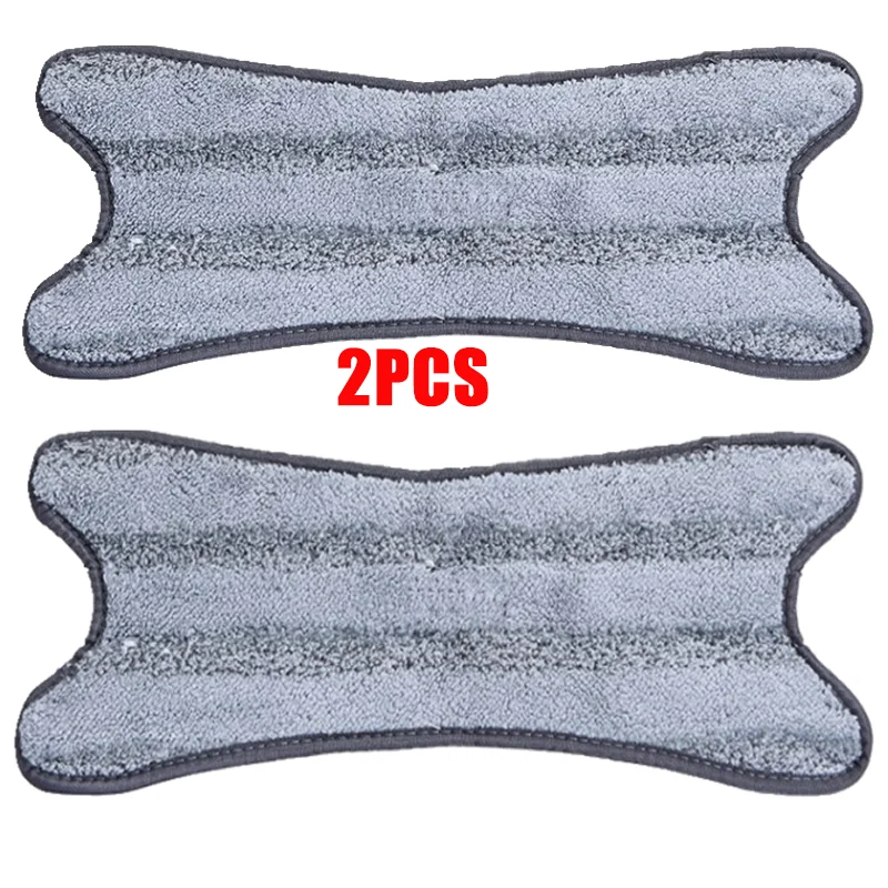 X-type Microfiber floor mop with 3pcs mop cloth replace Hand-free wash flat mop Manual Extrusion Household Cleaning Tools - Цвет: Fiber mop cloth 2PCS