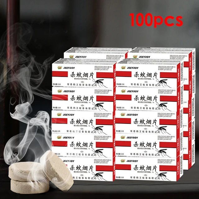 100 Db/10 Doboz Szúnyogtaszító Szúnyoggyilkos Kártevő Ürülék Füst Háztartás Szúnyogok Légygyilkos Rovarok Kártevőirtás
