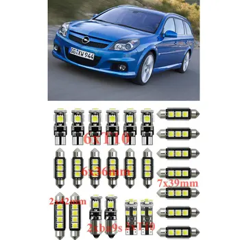 

Car accessories LED Interior Lights For Opel Vectra C Carvan Canbus interior map dome light trunk cargo room lights