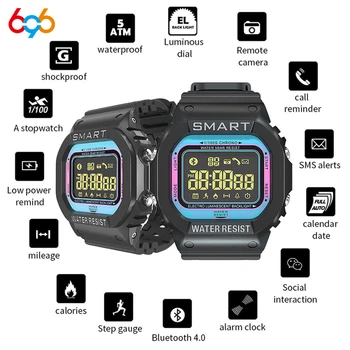 

696 EX16T Sports Smart Watch IP67 Depth Waterproof Fitness Tracker Step Counter Call reminder Long Standby Sport Smart Bracelet