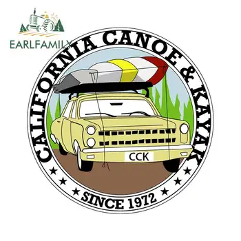 

EARLFAMILY 13cm x 13cm For California Canoe Fine Decal Decoration Car Stickers Anime For SUV JDM ATV Fashion Occlusion Scratch