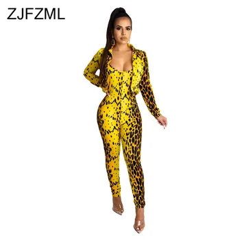 

Serpentine Sexy 2 Piece Sweatsuits for Women Straped Backless Bandage Jumpsuit and Long Sleeve Zippers Croped Blazer Winter Set