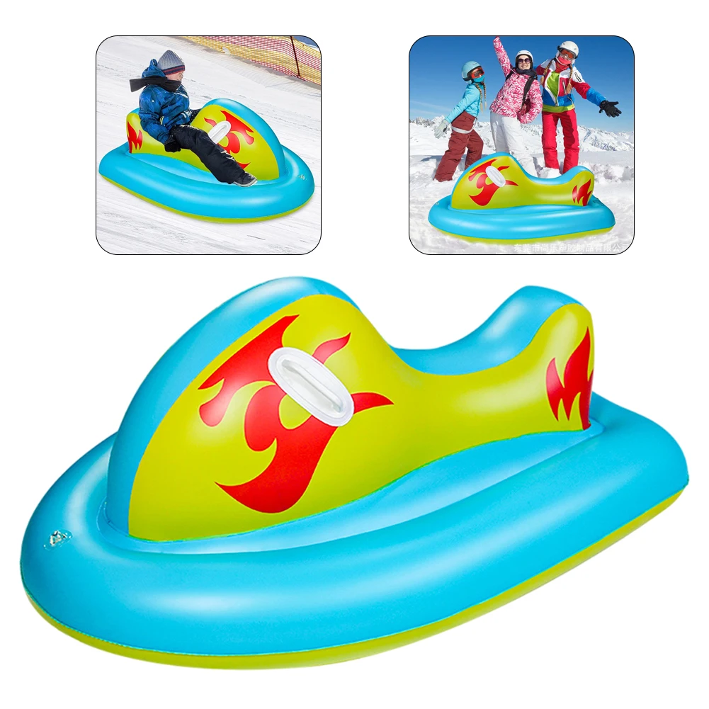 Inflatable Snow Tube Heavy Duty Snow Rider Sled Skiing Skating Game Toy for  Kids Winter Sport Fun Winter Snow Toys|Toy Sports| - AliExpress