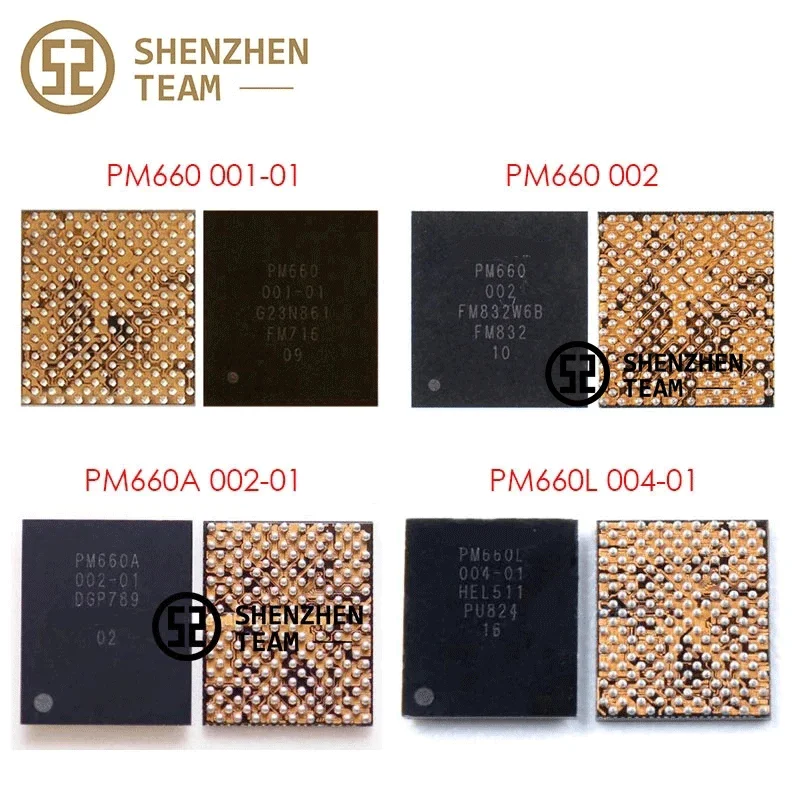 SZteam PMIC PM660 001 002 PM660A 002-01 PM660L 004-01 чипы источника питания для Xiaomi NOTE 3 REDMI 6 7 OPPO R11 VIVO X20 |