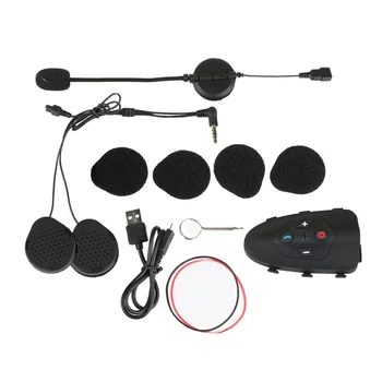 

600m Motorcycle Intercom Headset Bluetooth Interphone Helmet 2 Rider Outdoor