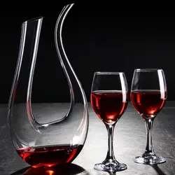 Бытовой Набор бокалов для вина арфа винный графин большой в европейском стиле размер стекла 6 из высокой базовой чашки бокал вина