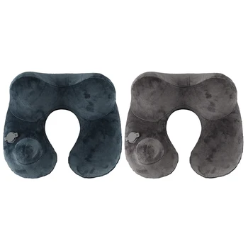 

Inflatable U-Shaped Sleeping Artifact Automatically Presses Headrest