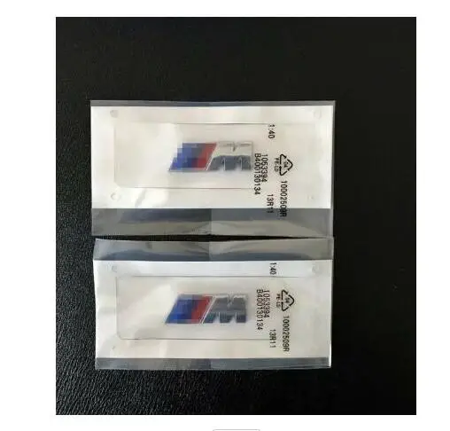 

2PCS M Sport / Power Set Emblems Stickers Badges Wing Side for M3 320 325 E36 E46 E90 E92
