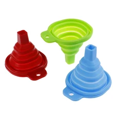 9,5*7,5*8,5*1,5 см Кухня домашняя складная телескопическая длинная шея Воронка креативная Бытовая жидкая портативная Воронка кухонные инструменты