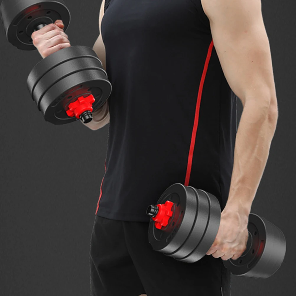 1 Pair Weightlifting Fitness Dumbbells Detachable Dumbbell Arm Muscle