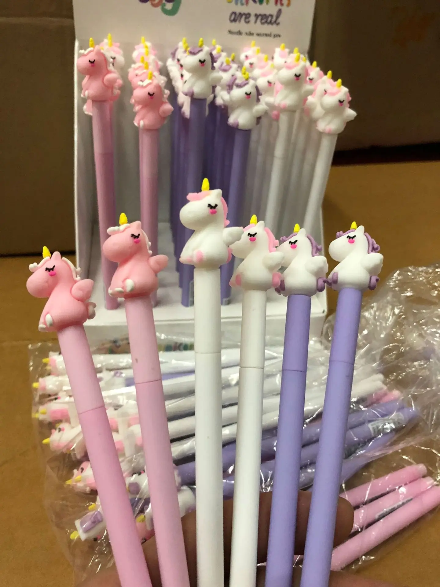 

36pcs/Lot Cute Stationery Cartoon Unicorn Gel Pen Student Water Pen Office Supplies Sign Pen
