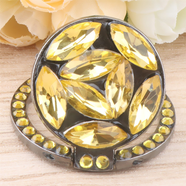 Luxury Bling Diamond  Phone Holder Foldable Portable Lazy Bracket Smartphone Finger Ring Stand Cartoon For iPhone11 XS