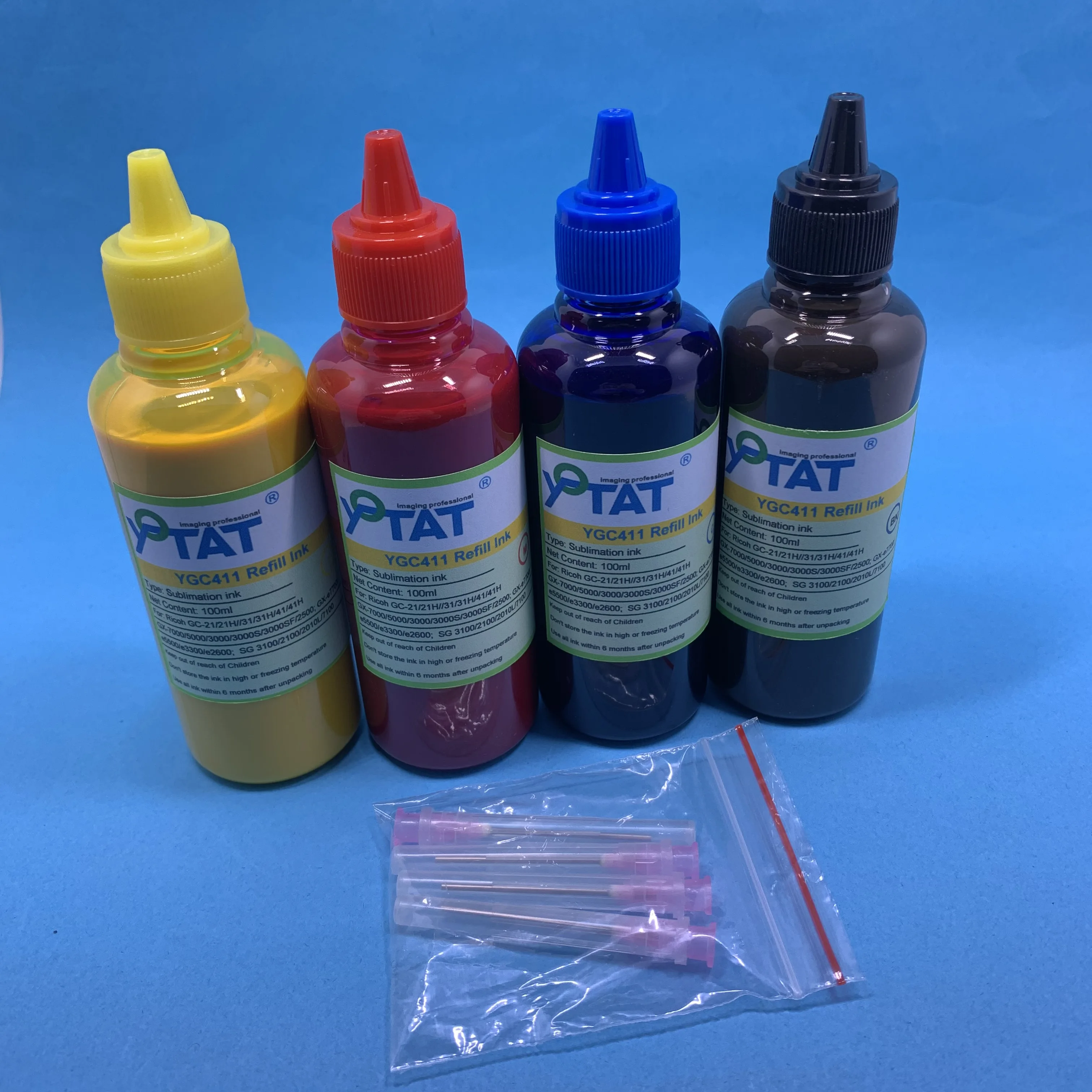 

YOTAT Sublimation Ink for GC41 GC-41 GC41H for Ricoh IPSiO SG 2010L/2100/2200/3100/3200/7100