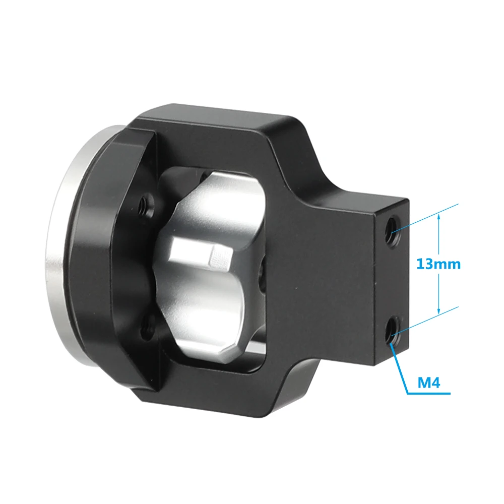 Kayulin 표준 ARRI Rosette M6 연장 마운트, DSLR 카메라 케이지 나무 핸드그립, M6 나사 나사 포함