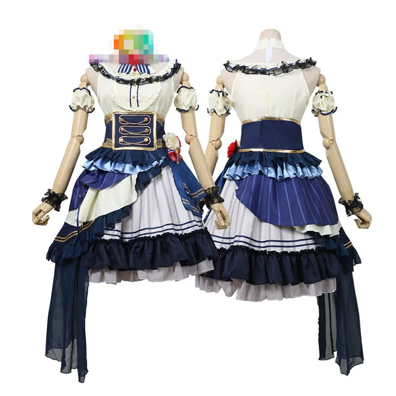 

Japanese Anime BanG Dream! Noble Rose Cosplay Costume Uniform Imai Lisa Halloween Dress Custom Made Free Shipping B