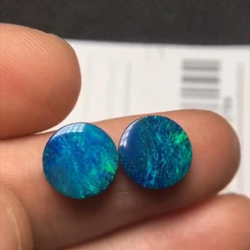 

A1223 Australia Origin 3.640ct Natural Double-layers Opals Loose Gemstones Loose Beads for Jewelry Making for Earrings Making