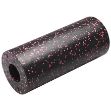 33X14 см высокая плотность Epp Йога Пилатес Пена Ролик полый талии мышцы ноги массаж тренажерный зал фитнес упражнения физиотерапия Черный a