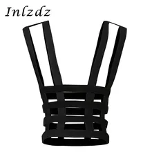 Для мужчин ремни для нижнего белья из нейлона выдалбливают Двойной плечевой эластичный горячие сексуальные тела груди эротическая портупея майка Мужской костюм с поясом