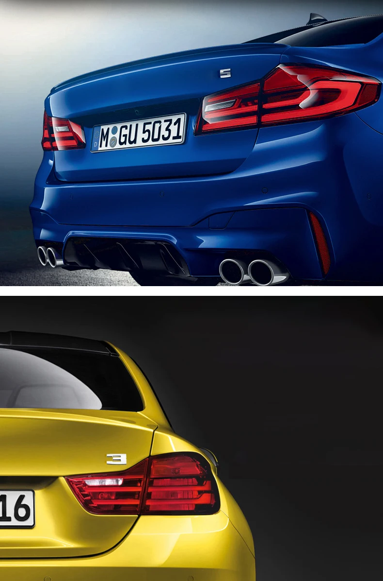 Наклейка с эмблемой для автомобиля для BMW E90 E60 E46 E39 X5 E70 E87 E36 E30 X6 F10 F20 F30 X1M X3M X5M X6M M3 M5 M6 задний багажник Стикеры наклейки