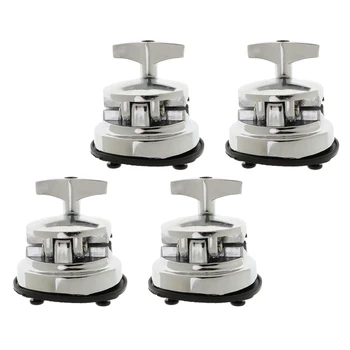 

Lots 4 Drum Bottom Mount Base Holder Clamp Plate Tom Bracket Accessories