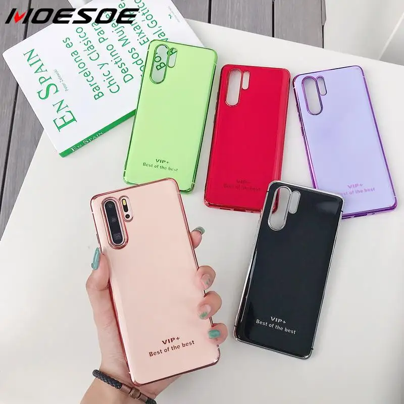 

Plating Silicon Case For Huawei P20 P30 Lite Mate 20 Pro P Smart Plus 2018 Soft Case Cover For Y9 Y7 Pro 2019 Nova 4 3 3i 4e