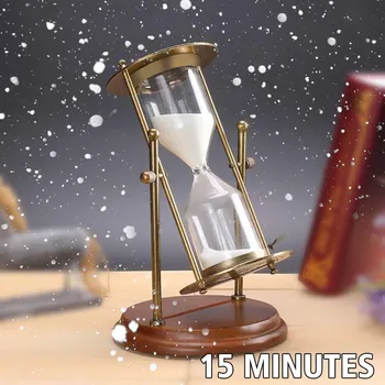

15 Minutes Rolating Hourglass Sandglass Sand Clock Timer Table Home Decoration Desktop Ornament