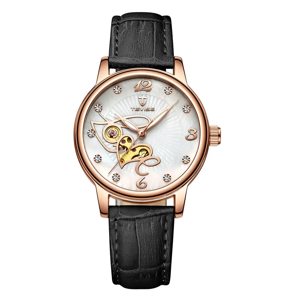 

T835A Luxury Ladies Business Mechanical Watch Automatic Mechanical Watch Fashion Waterproof Fashion Ladies Watch