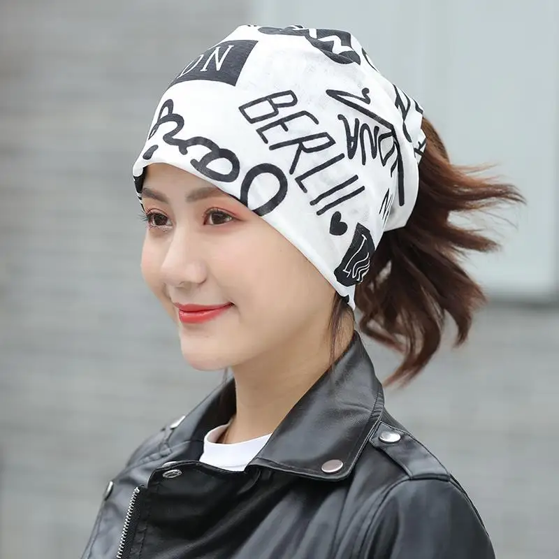 

women Winter autumn spring knitted Hats Thick Warm Beanie Skullies Hat Female knit Letter Bonnet Beanie Caps Outdoor Riding