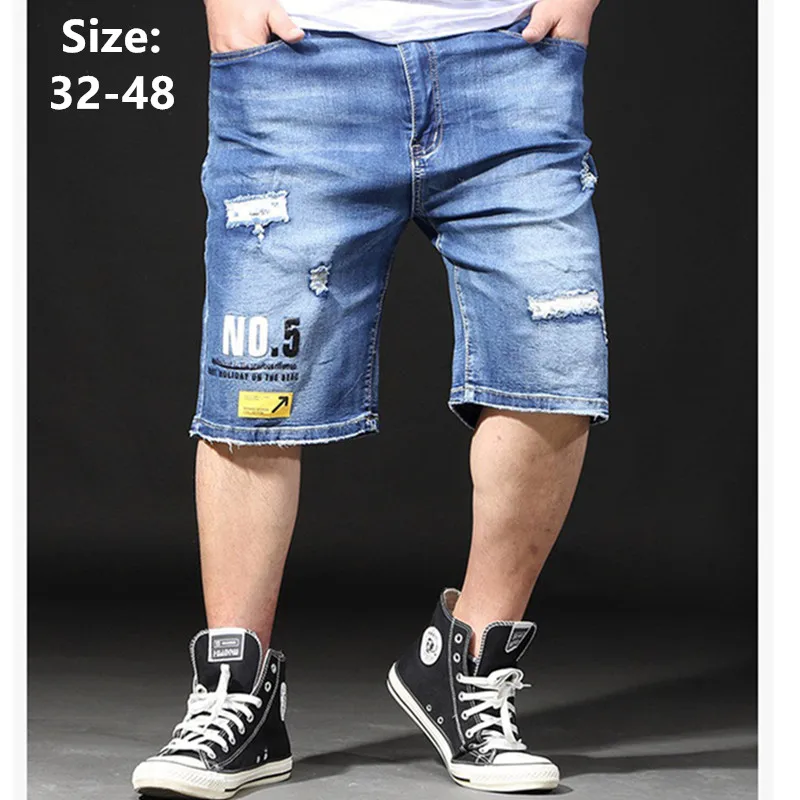 Jean Shorts For Men Denim Ripped 