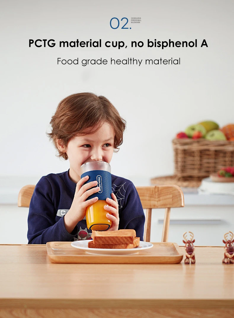 Exprimidor portátil al aire libre recargable máquina de jugo taza Fruita verduras mezcladora de alimentos