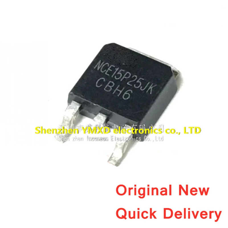 10Pcs/Lot New NCE15P25JK MOSFET Field Effect Transistor P Channel -150V -25A TO-252 | Электронные компоненты и