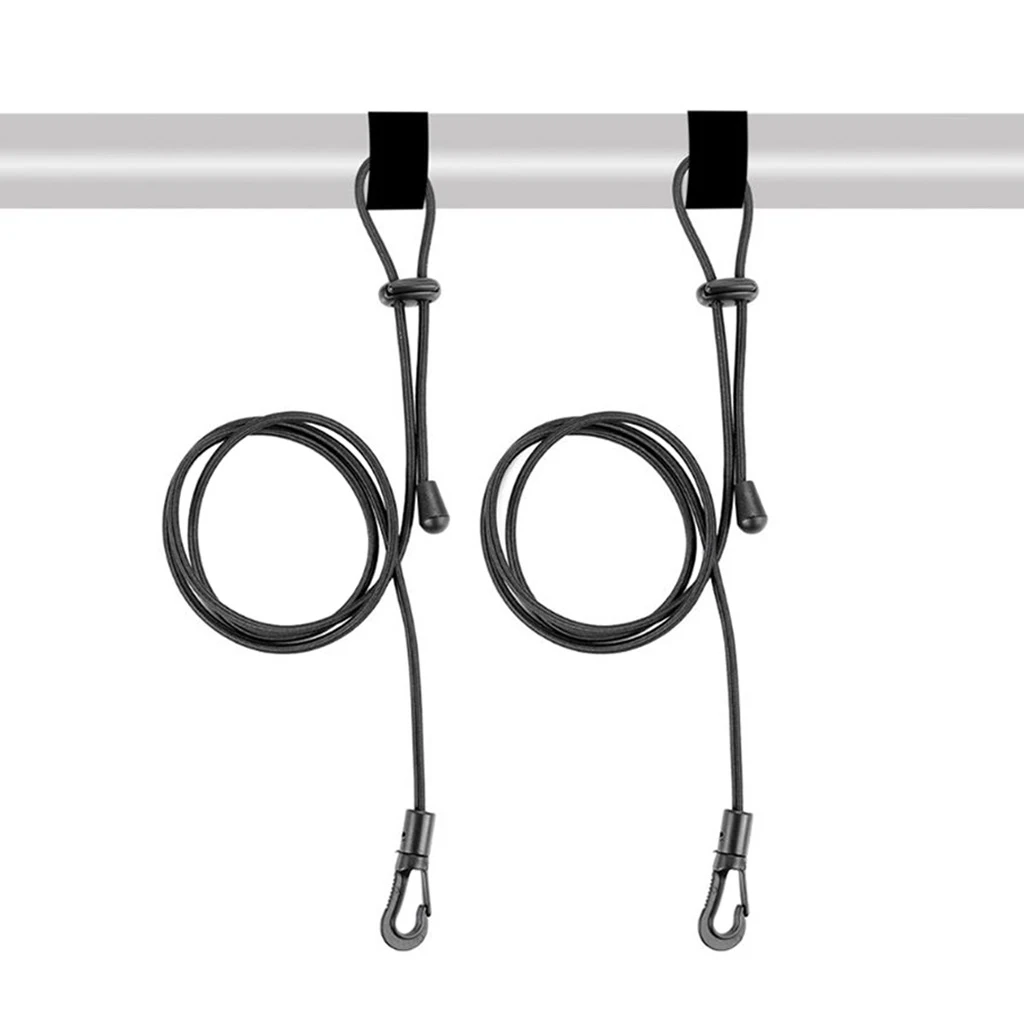2 Piece Kayak Rod Paddle Safety Strap Adjustable Drawstring to Secure