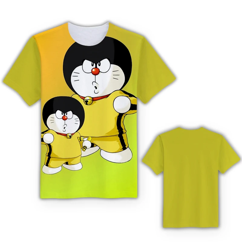 Коллекция года, 1 предмет, серия Doraemon, модные футболки с аниме рисунком, Повседневная рубашка Летняя футболка с короткими рукавами по индивидуальному заказу новая крутая футболка унисекс - Цвет: see chart14