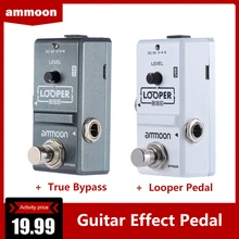 Ammoon AP-09 Looper электрогитара педаль Nano Серия Петля педаль Гитара True Bypass неограниченное количество накладных гитарные аксессуары