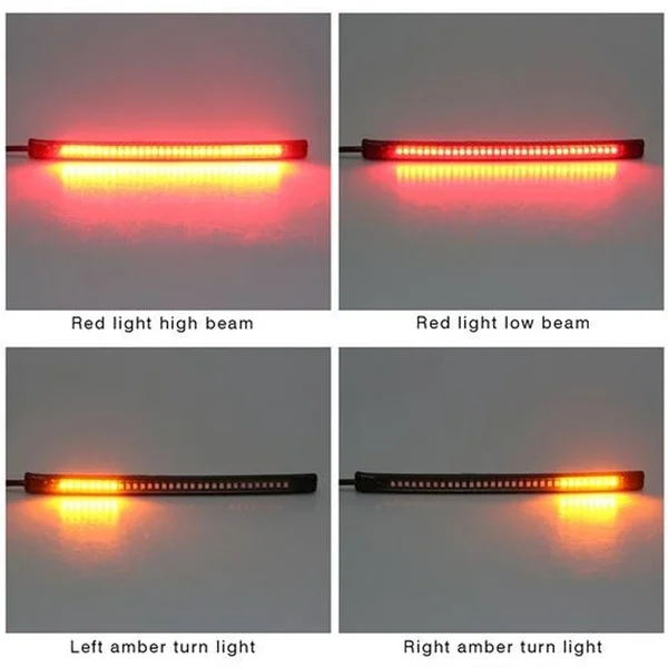 100 шт./лот гибкий 48 светодиодный SMD светодиодные полосы для автомобилей и мотоциклов, задних фонарей, фонарей указателей повтора сигнала стоп светильник 12V сигнала поворота Стоп-сигнал светильник