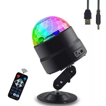 

4W Multicolor LED Magic Rotating Ball Stage Light Sound Activated USB 5V KTV DJ disco light Christmas Party Stage Effect Light