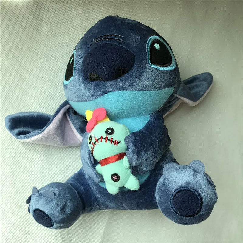 New 25cm Lilo And Stitch Plush Toys Blue Stitch Scrump Stuffed Dolls Game Cartoon Cosplay Doll Kids Birthday Christmas Gift  (13)