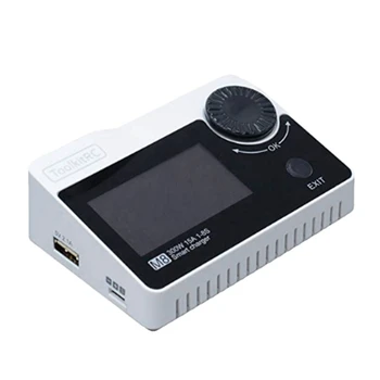 

Toolkitrc M8 Battery 300W 15A Charger Cell Checker Servo Tester Receiver Tester & Variable Dc Output Controller 2-8S For Rc Whit