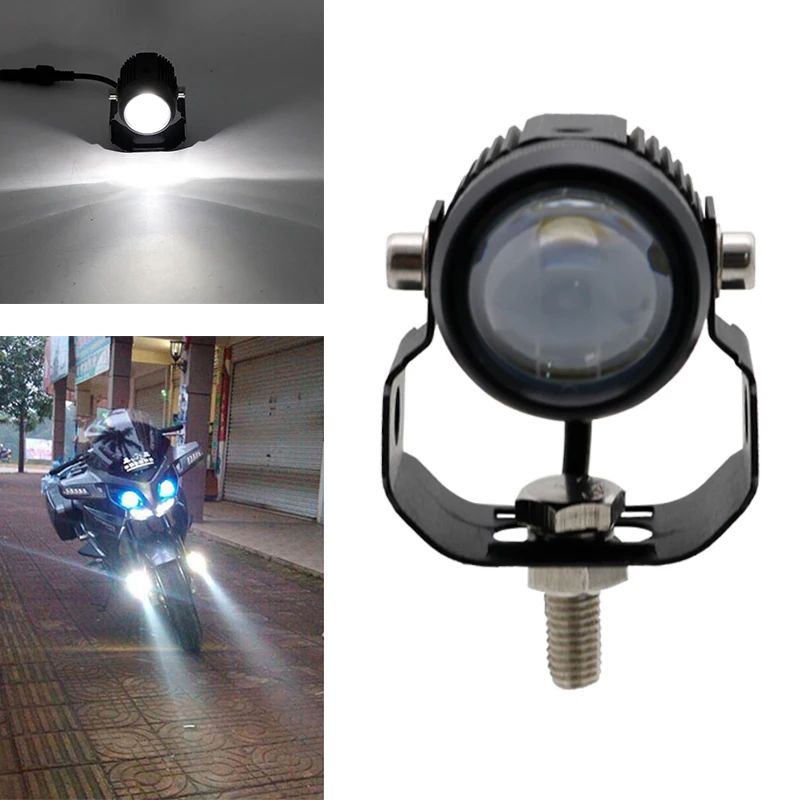 Car External Headlight 24v Motorcycle Fog DRL Headlamp Spotlight Hunting Driving Light High Brightness Light Motor Signal Lamps