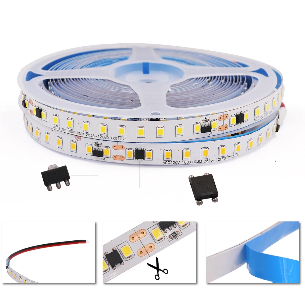 Impermeável LED Strip Light com IC IP67,