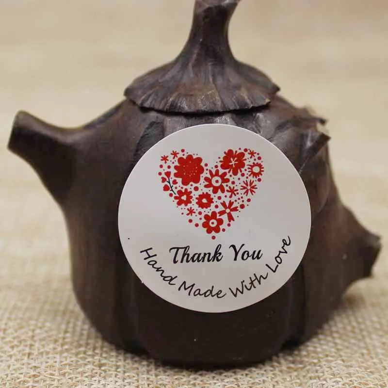 

300PCS DIY Kraft Paper Tags Handmade&Thank You Head Label Luggage Wedding Party Note Tag Hang Tag Kraft Gifts thank you labels