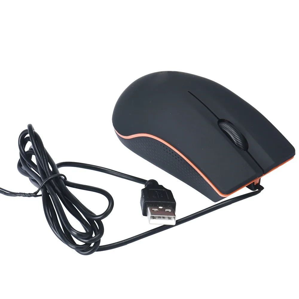 Ouhaobin, профессиональная Проводная игровая мышь, 1200 dpi, светодиодный, оптическая USB компьютерная мышь, геймерская мышь для ПК, ноутбука