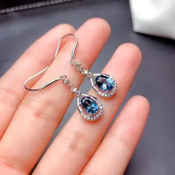 

Topaz Ring Natural And Real Topaz Earring 925 sterling silver Fine jewelry Topaz Earring