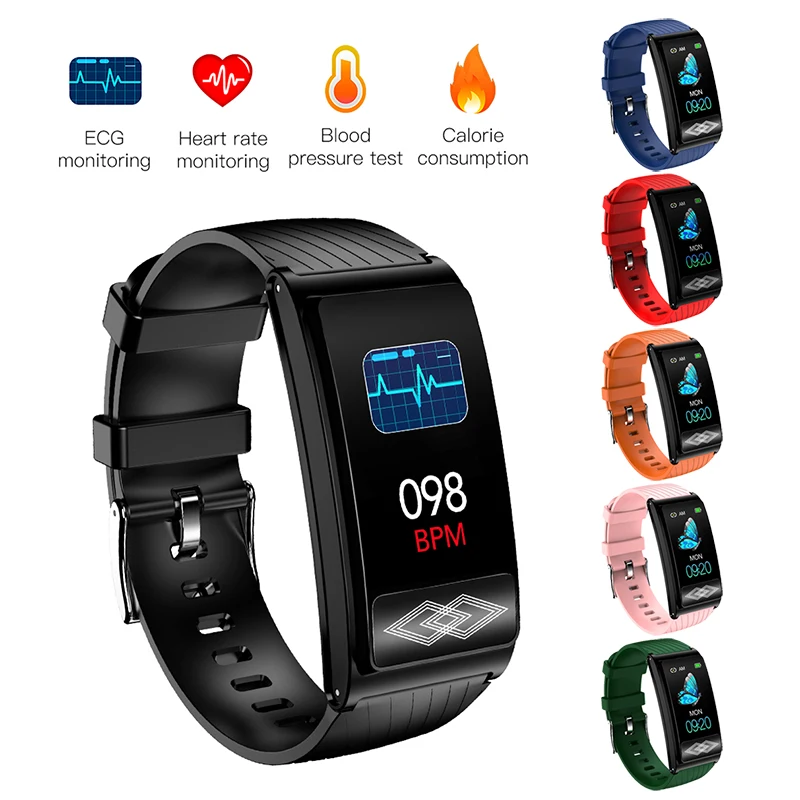 P10 Health Smart Watch Mulit disease Screening Bracelet Dynamic ECG Monitor Heart Rate HRV Report Fitness Tracker For Men Women |