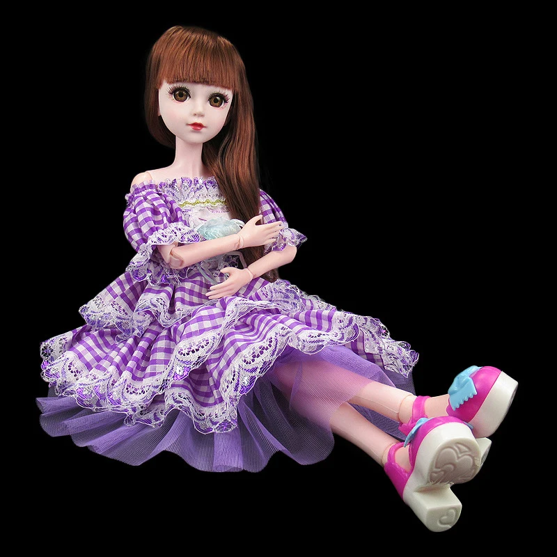 Новинка 60 см 1/3 18 подвижные швы Bjd куклы игрушки с модной одеждой туфли кукольные