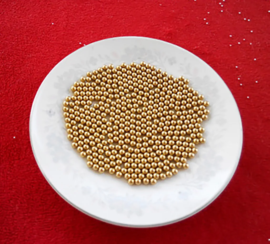 

Solid H62 Brass Ball Diameter 0.5mm 1mm 1.5mm 2mm 2.5mm 3mm Precision Smooth Round Ball